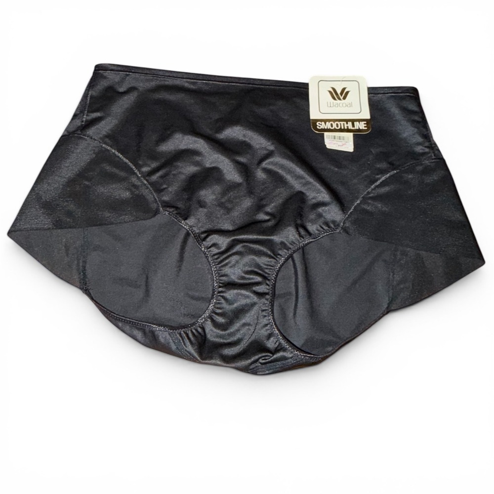 Wacoal Briefs Womens XXL Black Smoothline High Waist Panties 80595